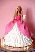 Торт кукла Барби в Хабаровске